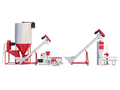 China Home Poultry Feed Production Line Goose Duck Chicken Pellet Machine for sale