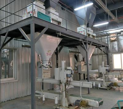 China 10T/H Big Scale Animal Feed Production Line 75KW Goat Feed Making Machine for sale