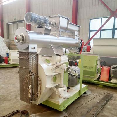 China CE 2-8mm 22KW Feed Pelleting Machine Dia 250mm Hen Feed Making Machine for sale