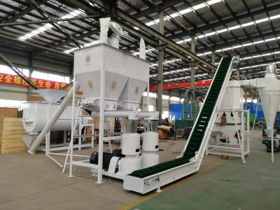 China máquina 3t/H de la producción del pienso 55kw a la alimentación de pollo 5t/H que hace la máquina en venta