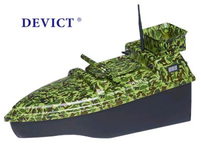 China 250-300M DEVICT Bait Boat  remote range 350m DEVC-108 camouflage boat for sale