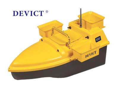 China DEVC-203 RC Fishing Bait Boat Yellow ABS Plastic Wave Resistance for sale