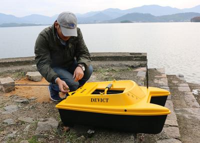 China DEVC-303 yellow DEVICT fishing robot for bait boat , rc fishing boat for sale
