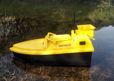 China Rc fishing bait boat  DEVC-103 yellow DEVICT fishing robot radio control bait boat for sale