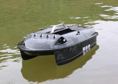 China Autopilot bait boat catamaran DEVC-310 , black robot fishing bait boat sonar gps for sale