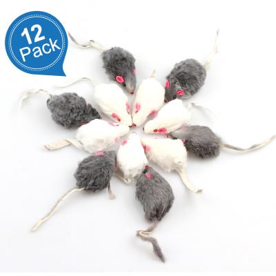 China Halloween Unique Gift Bicolourable Mini Mouse Cat Toy Set With Sound for sale