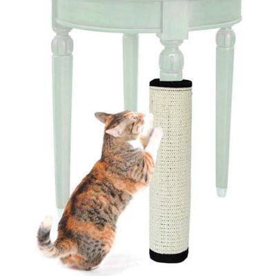 China Ivory Color Cat Scratch Board Protect Table Legs Sisal Hemp Cat Claw Toy for sale