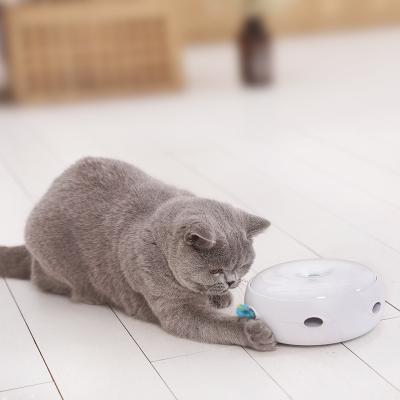 China Electric Intelligent Rotation Automatic Cat Toy Feather Cat Toy for sale