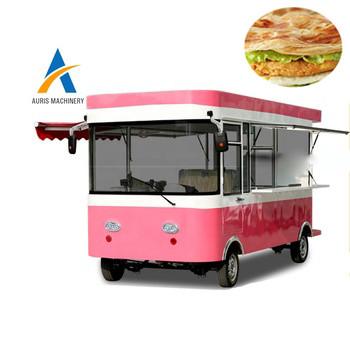 China Electric Food Vending Cart Mobile Ice Cream Cafe Bar Food Trailer Food Cart for sale