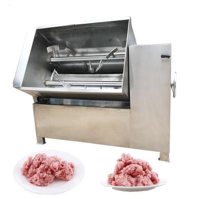 China Vacuum Double Axis Mince Grinder Machine Ground Mince Mixer Machine for sale