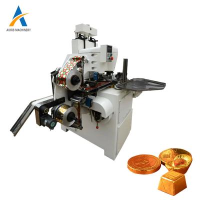 China Gold Coin Chocolate wrapping Machine Chocolate Making Machine Fully Automatic High Efficiency Packing Machine en venta