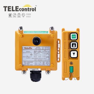 China Sistema de control remoto de grúa F21-2D 2 teclas de doble velocidad controlador de grúa inalámbrico en venta
