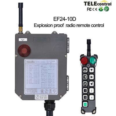 China EF24-10D Control remoto de grúa industrial Control remoto por radio de grúa a prueba de explosión en venta