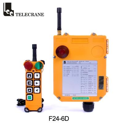 China F24-6D Telecrane Remote Control 2 Steps 6 Pushbuttons Overhead Crane Remote Control for sale