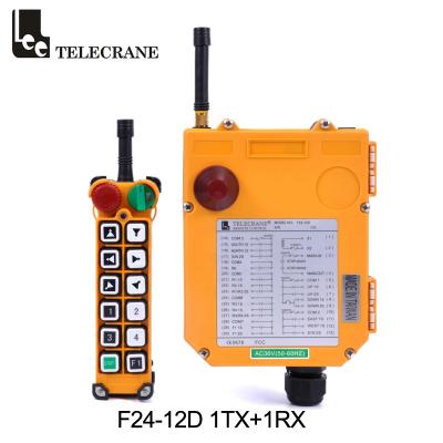 China Control remoto por radio industrial de la Telecrane F24-12D Tendam Control remoto inalámbrico de la grúa en venta