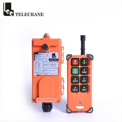China AC48V 110V TELEcrane F21-E1B Manual 6 Single Industrial Radio Remote Control for sale