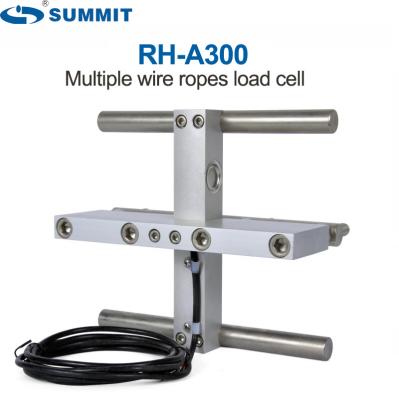 China Aluminum RH-A300 Wire Rope Load Cell 5000kg Rope Tension Load Cell for sale