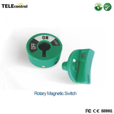 China Telecrane wireless radio remote control green rotary magnetic switch for sale