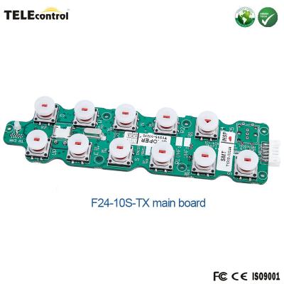 China F24-10S Remote Control Peças sobressalentes Telecontrol Industrial Remote Control Transmitter PCB à venda