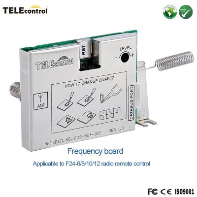 China Telecontrole kraancontrollers Rx Frequency Board F24 Series Receiver Frequency Board Te koop