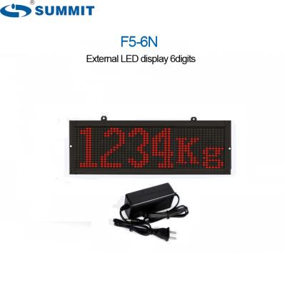 China Caixa de alumínio Display digital LED Tabela de exibição de pontuação digital externa 6 dígitos à venda