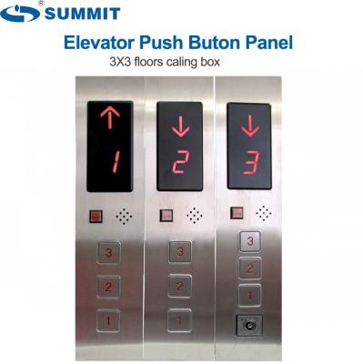 China SUMMIT Panel de control del Dumbwaiter DC24V Panel de funcionamiento del ascensor de tres capas COP en venta