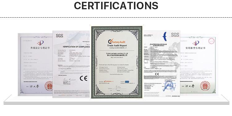 CE - Sunnran Packaging Machinery Co., Ltd.