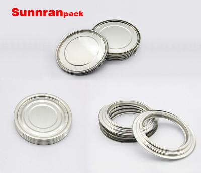 China Sunnran Brand Metal Can Lids For Paint Can Gold Lacquer White Coating for sale