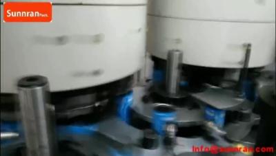 중국 자동 틴 캔 밀봉기 기계, 73 밀리미터 깡통 제설판 기계 550CPM 판매용
