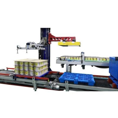 China Electric Empty Can Palletizer , Tin Container Making Machine For Food Medical for sale