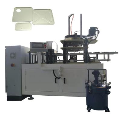 China Can lid lining machine for rectangular and square end making for sale