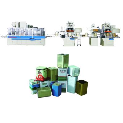 China 45CPM 18L Can Making Machine Automatic For 150mm Height Oil Tin Can for sale