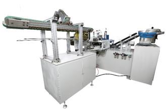 China Cadena de producción automática de la tapa de la poder de la pintura para la poder que hace 40CPM 0.12m m grueso en venta
