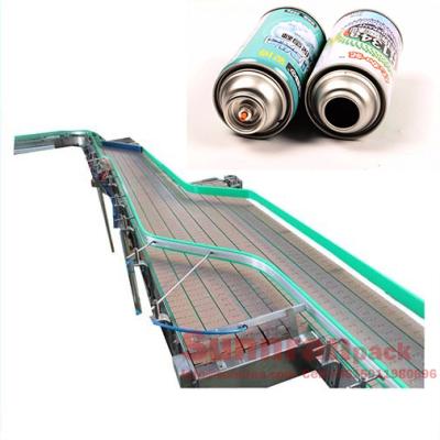 China Intelligent Empty Can Conveyor Systems For Aerosol Can Sunnran Brand for sale