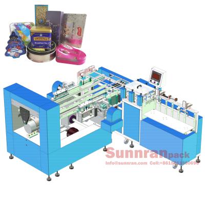 China Automatic Tin Box Making Machine 50cpm CE Certificate For Decorated Tin Box for sale