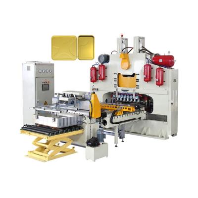 China High speed Paint Can Lid Production Line For Square End Making-80EPM for sale