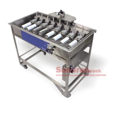 China Manual Can Leak Tester For Aerosol Can Checking 0.05Mpa Resolution 1.0Mpa Pressure for sale