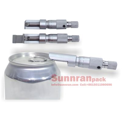 China 0.01mm Digital Can Seam Micrometer For Inspection 9.00mm Measure Range for sale