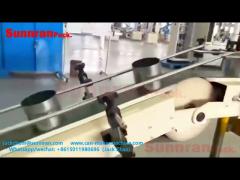 Tin can welding machine for aerosol can making
