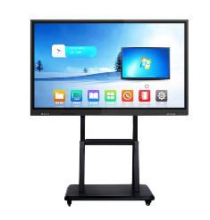 China Conference 1.8mm Bezel 98 Inch Interactive LCD Whiteboard 220W for sale