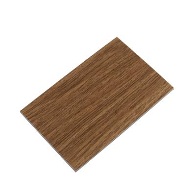 China Anticorrosive ACP Sheet Wooden Texture Interior Alkali Resistant for sale