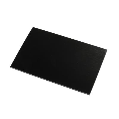 China Multipurpose Brushed Black Aluminum Sheet Fireproof Lightweight for sale