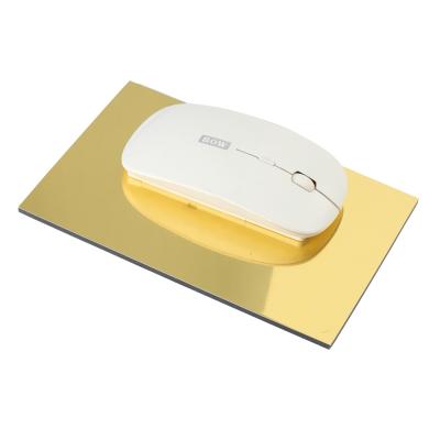 China Wear Resistant ACP Gold Mirror A2 Multifunctional Weatherproof for sale