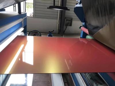 China Class B1 Chameleon Aluminum Composite Panel With High Flexural Strength Peeling Strength for sale