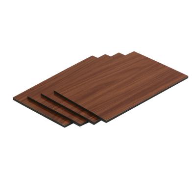 China Brown Nontoxic ACP Cladding Sheet Multifunctional Sound Insulation for sale