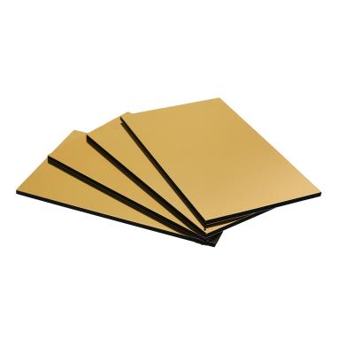 China Mirror Facade Aluminum Composite Panel 5.5kg/M2 B1 Fireproof for sale