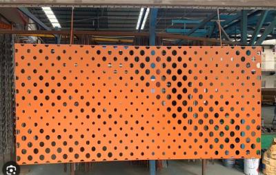 China Rectangle Perforated Aluminum Composite Panel with Customizable Perforation for sale