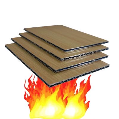 China Class A Fire Resistant Aluminium Composite Panel Formaldehyde Emission ≤1.5mg/L for sale