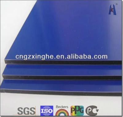 China Painel de alumínio composto, de largura de 1500 mm, com emissões de formaldeído ≤ 1,5 mg/l à venda