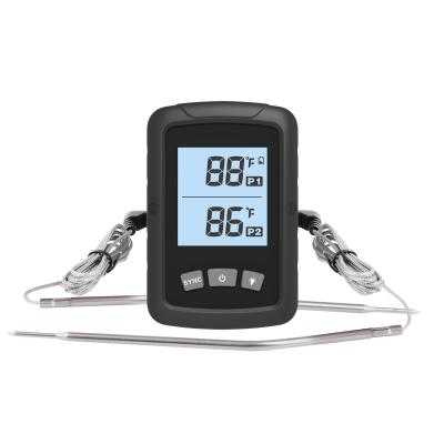 China Dual SS304 Probe BBQ Wireless Meat Thermometer easy to grill for sale
